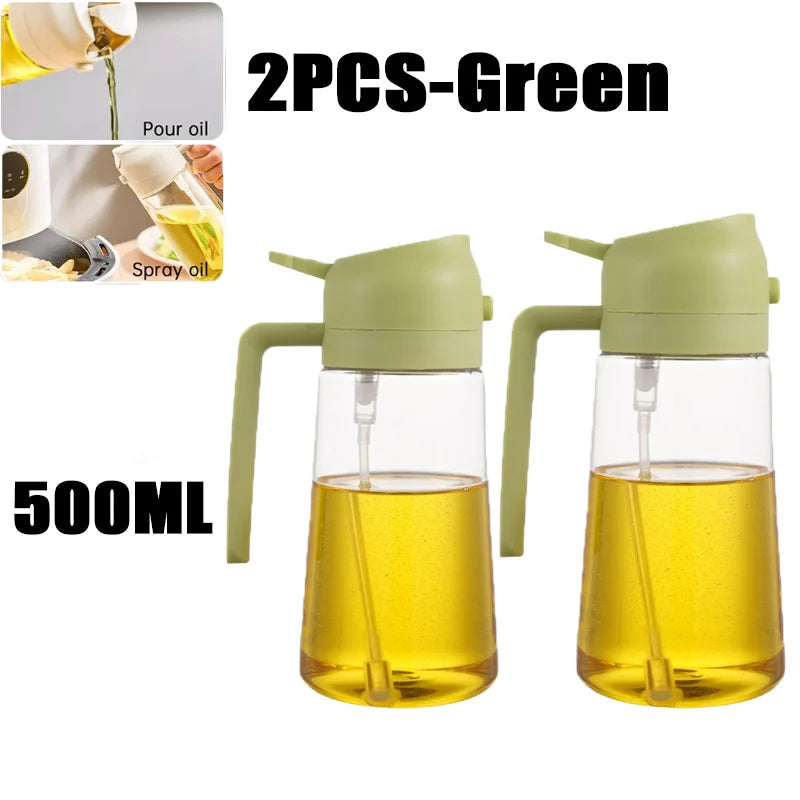 2-in-1 Oil Sprayer & Pour Bottle