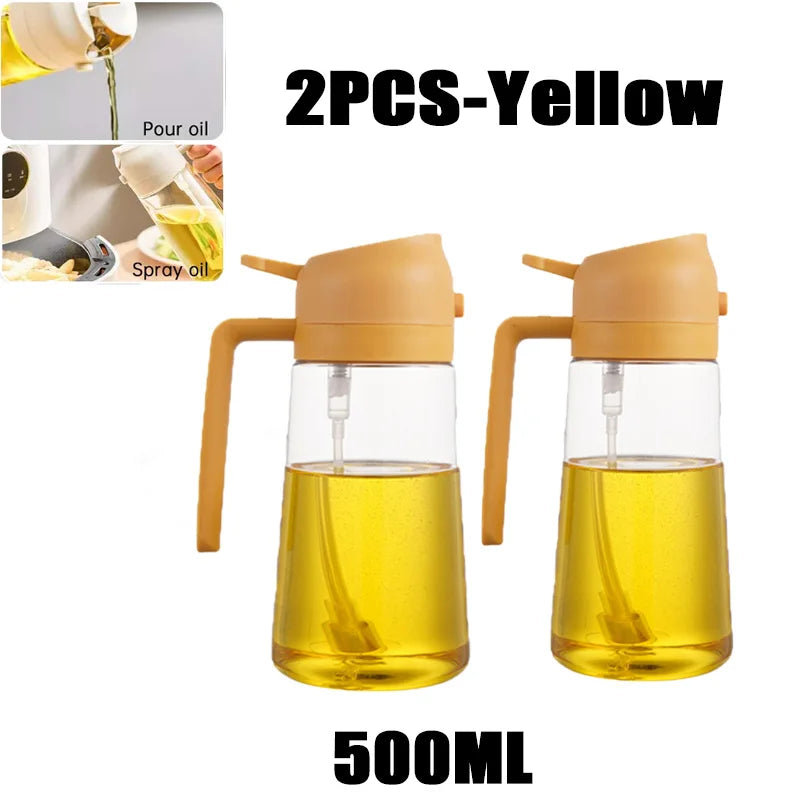 2-in-1 Oil Sprayer & Pour Bottle