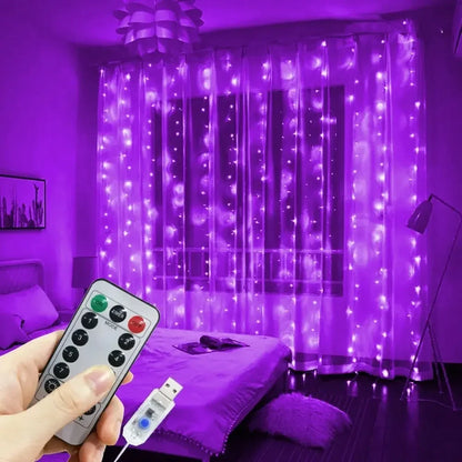 USB Curtain Fairy Lights