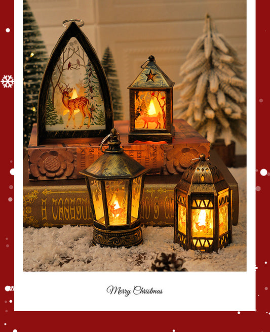 Christmas Snow Globe Lantern
