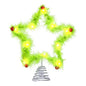 Fuzzy Green Christmas Star Decoration