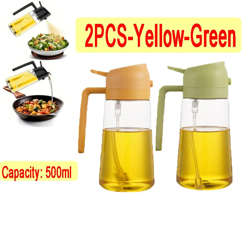 2-in-1 Oil Sprayer & Pour Bottle