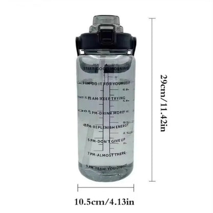 2L Motivational Water Bottle
