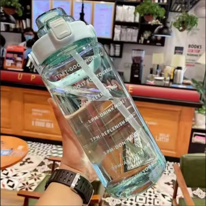 2L Motivational Water Bottle