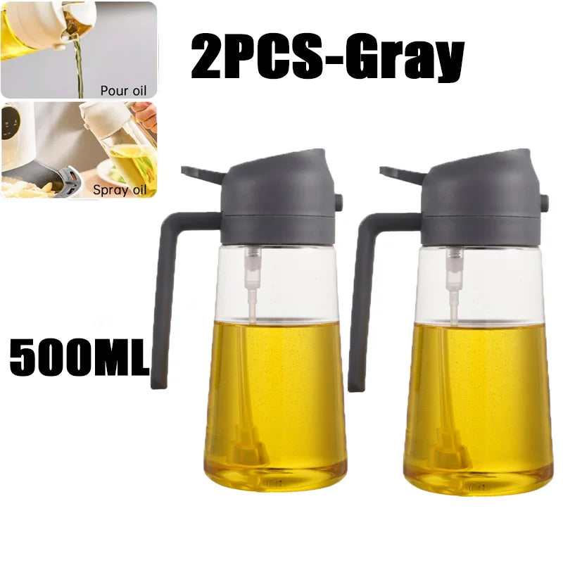 2-in-1 Oil Sprayer & Pour Bottle