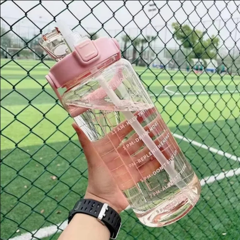 2L Motivational Water Bottle