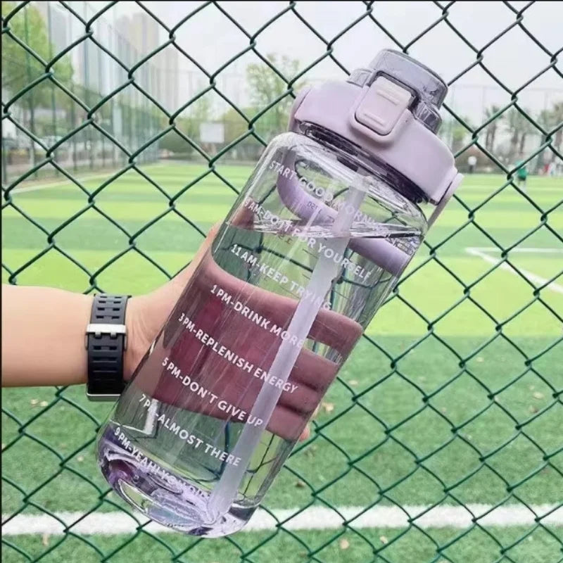 2L Motivational Water Bottle