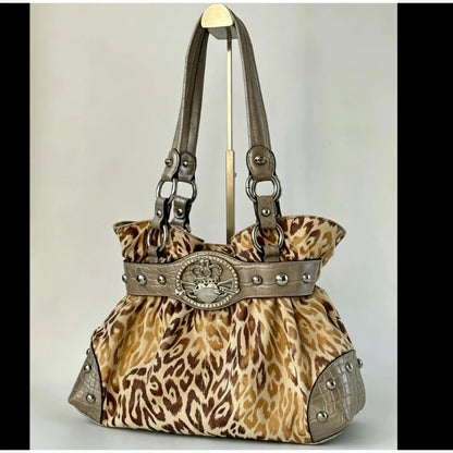 Vintage Y2K Buckle Shoulder Bag