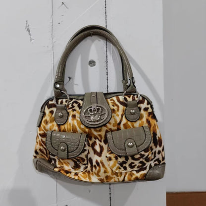 Vintage Y2K Buckle Shoulder Bag