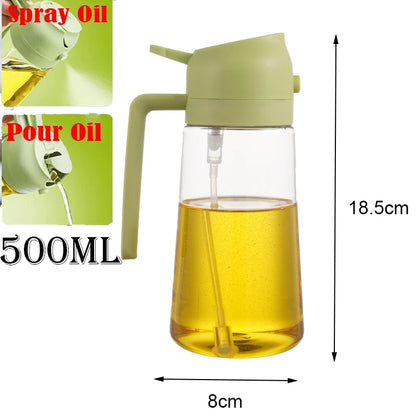 2-in-1 Oil Sprayer & Pour Bottle