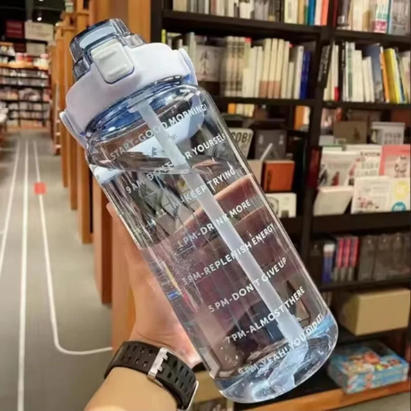 2L Motivational Water Bottle