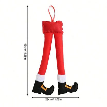 Christmas Elf Leg Car Decoration