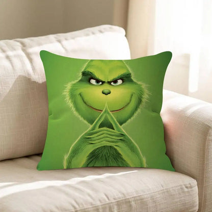 Merry Grinchmas Throw Pillow