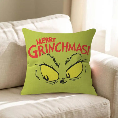 Merry Grinchmas Throw Pillow