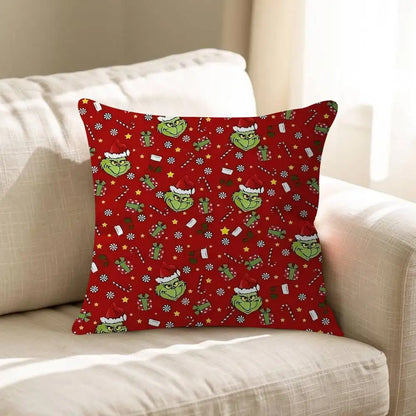 Merry Grinchmas Throw Pillow