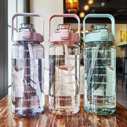 2L Motivational Water Bottle