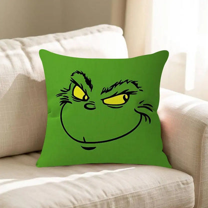 Merry Grinchmas Throw Pillow