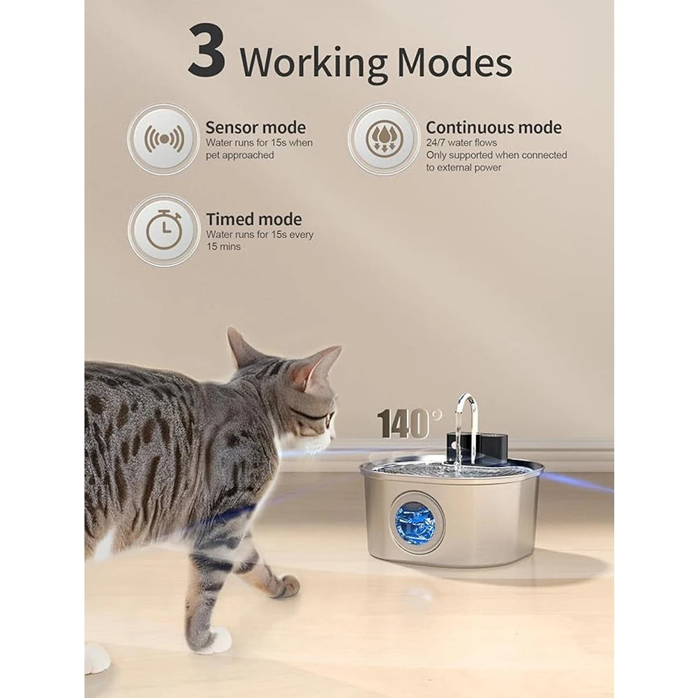 Stainless Pet Water Fountain