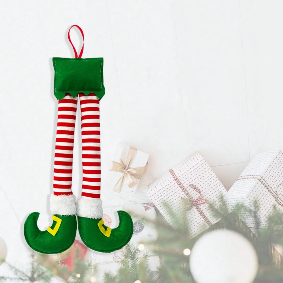 Christmas Elf Leg Car Decoration