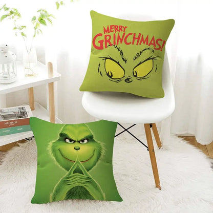 Merry Grinchmas Throw Pillow