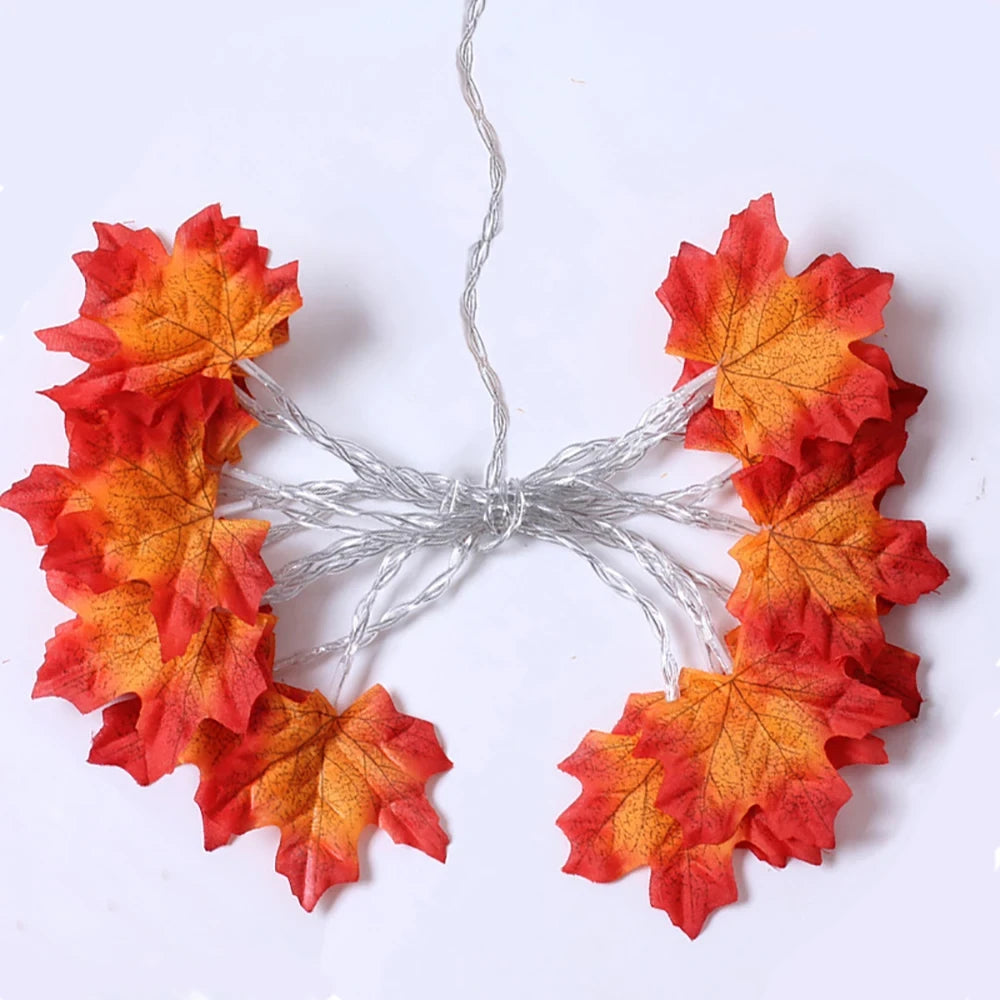 Maple Leaf String Lights