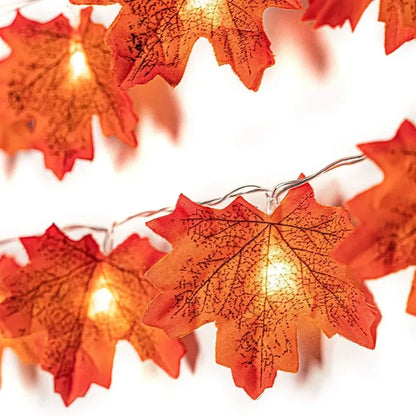 Maple Leaf String Lights